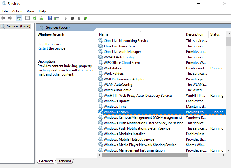 windows search not working with oo shutup10 windows search not working with oo shutup10
