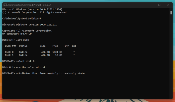 cmd-stan-tylko do odczytu
