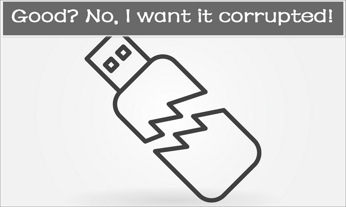 How To: Make a USB Stick Corrupted/Unusable [Easily Reversible