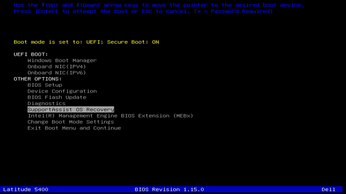 dell os wiederherstellung