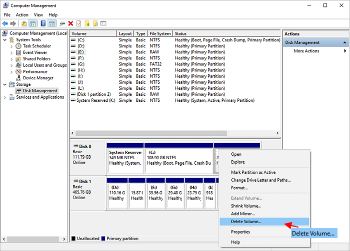 21 Fixes For Extend Volume Greyed Out Error In Windows 7 8 10 Easeus