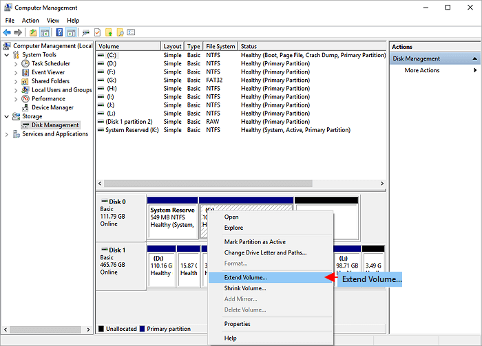 Increase C Drive Space Add Space To C Drive Easeus