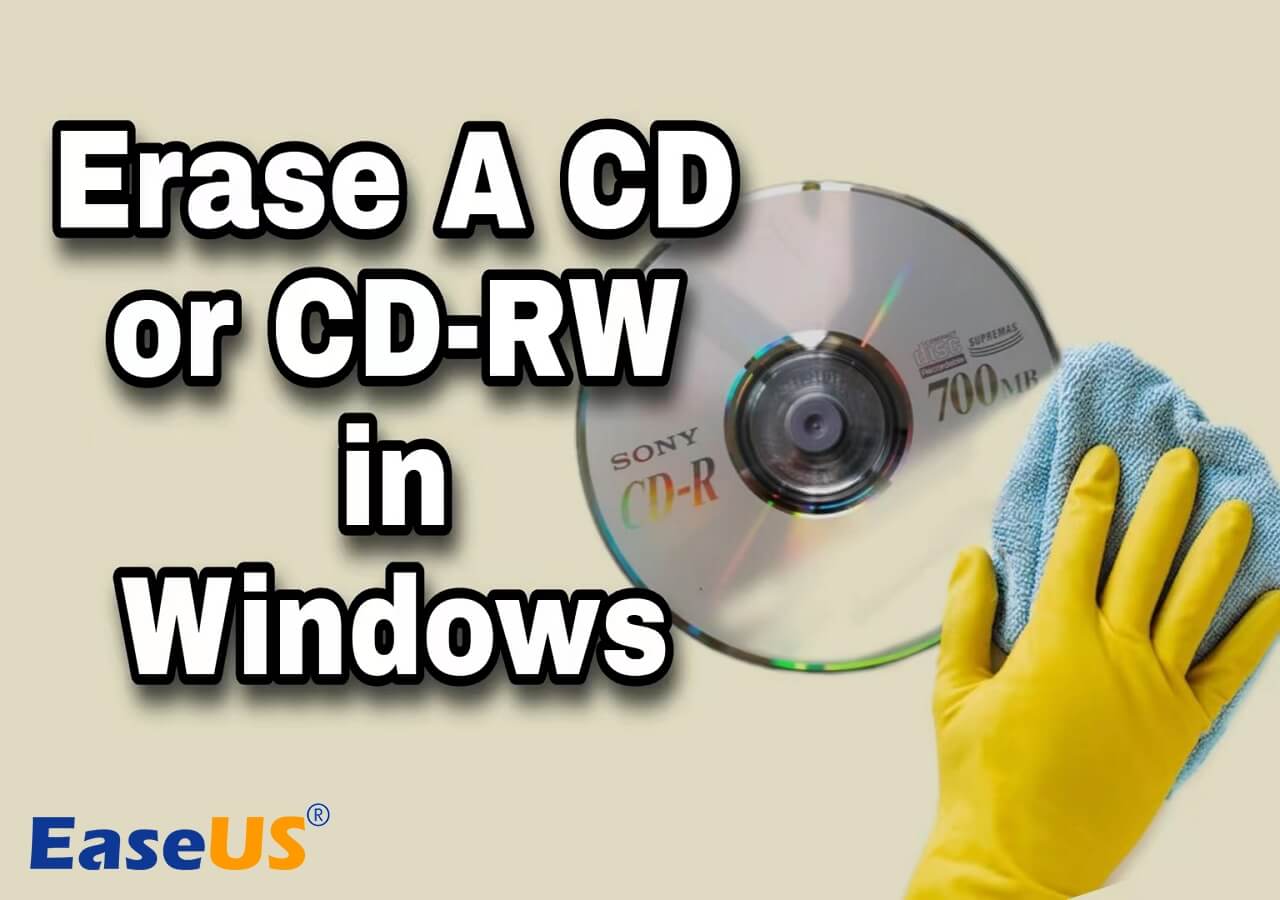 Guide to Erase a CD or CD-RW in Windows with Pictures