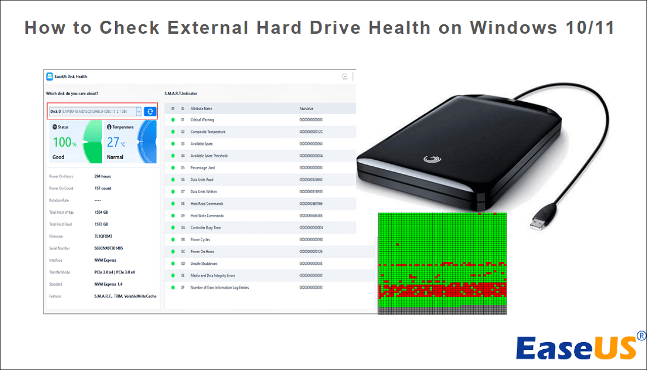 How Hard Drive Health on Windows 10/11 [Quick Ways] - EaseUS