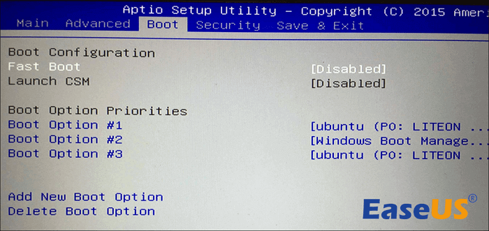szybkie uruchamianie wyłączone
