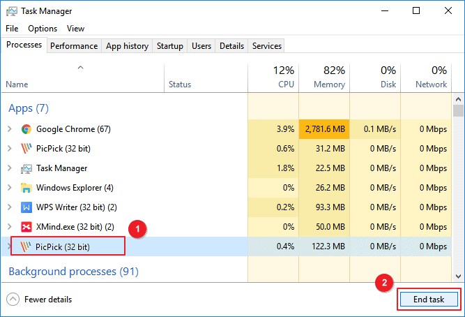 fix your computer is low on memory - close program