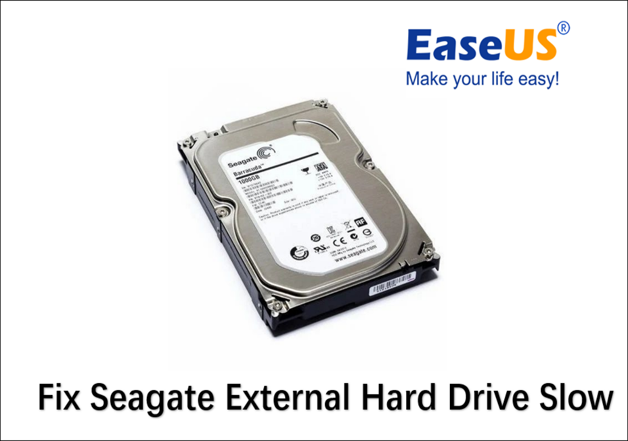 Imagem do tema lento do disco rígido externo Seagate