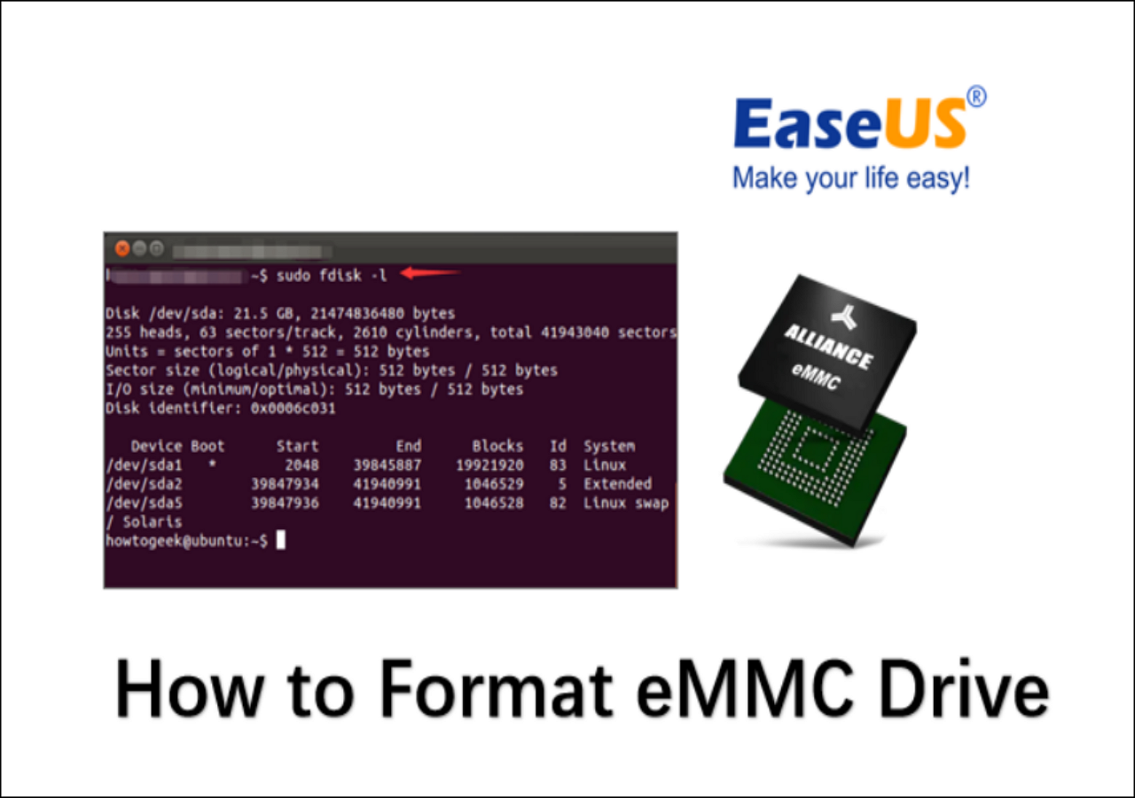 How to Format eMMC Drive [2 Efficient Ways]