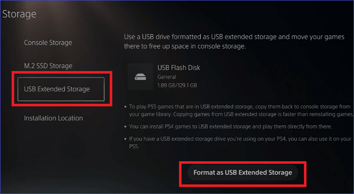 Comment formater un disque dur externe pour PS5 ? Guide en 2024 - EaseUS