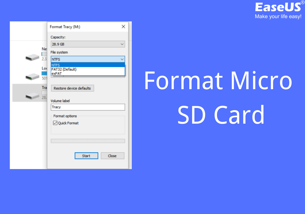 3 Easy Instructions to Format SD Card on Multiple Operating Systems - EaseUS