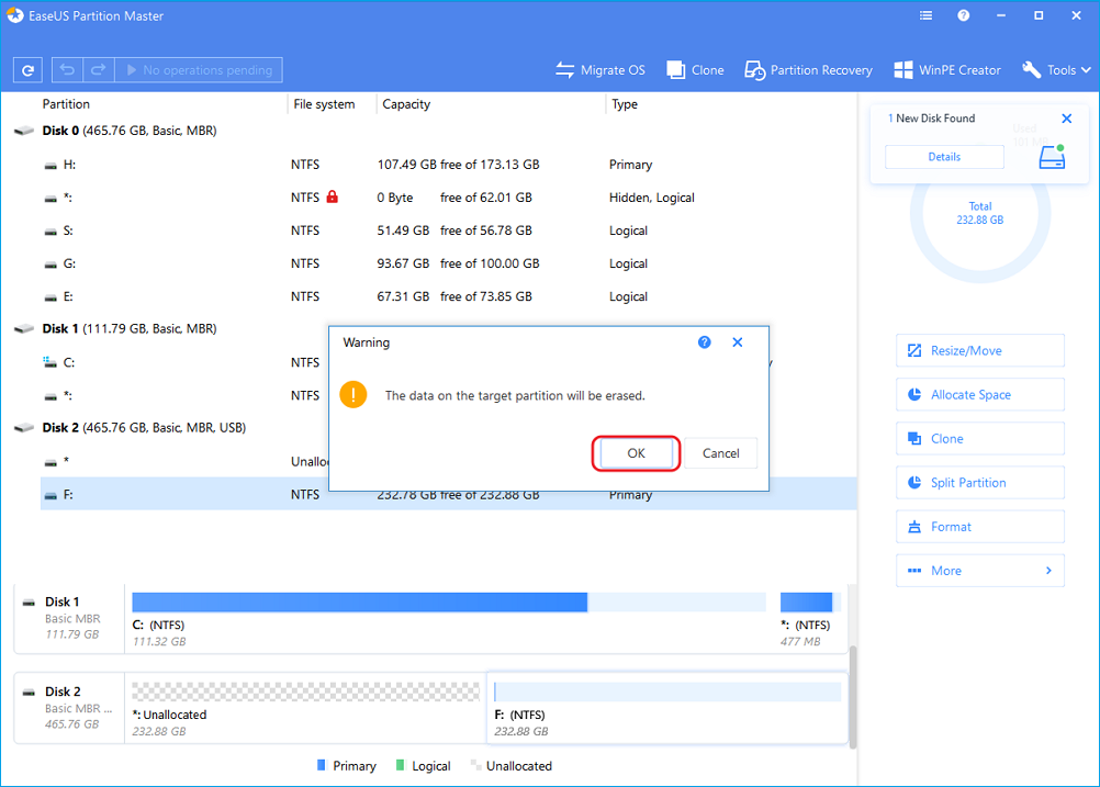 format partition 3