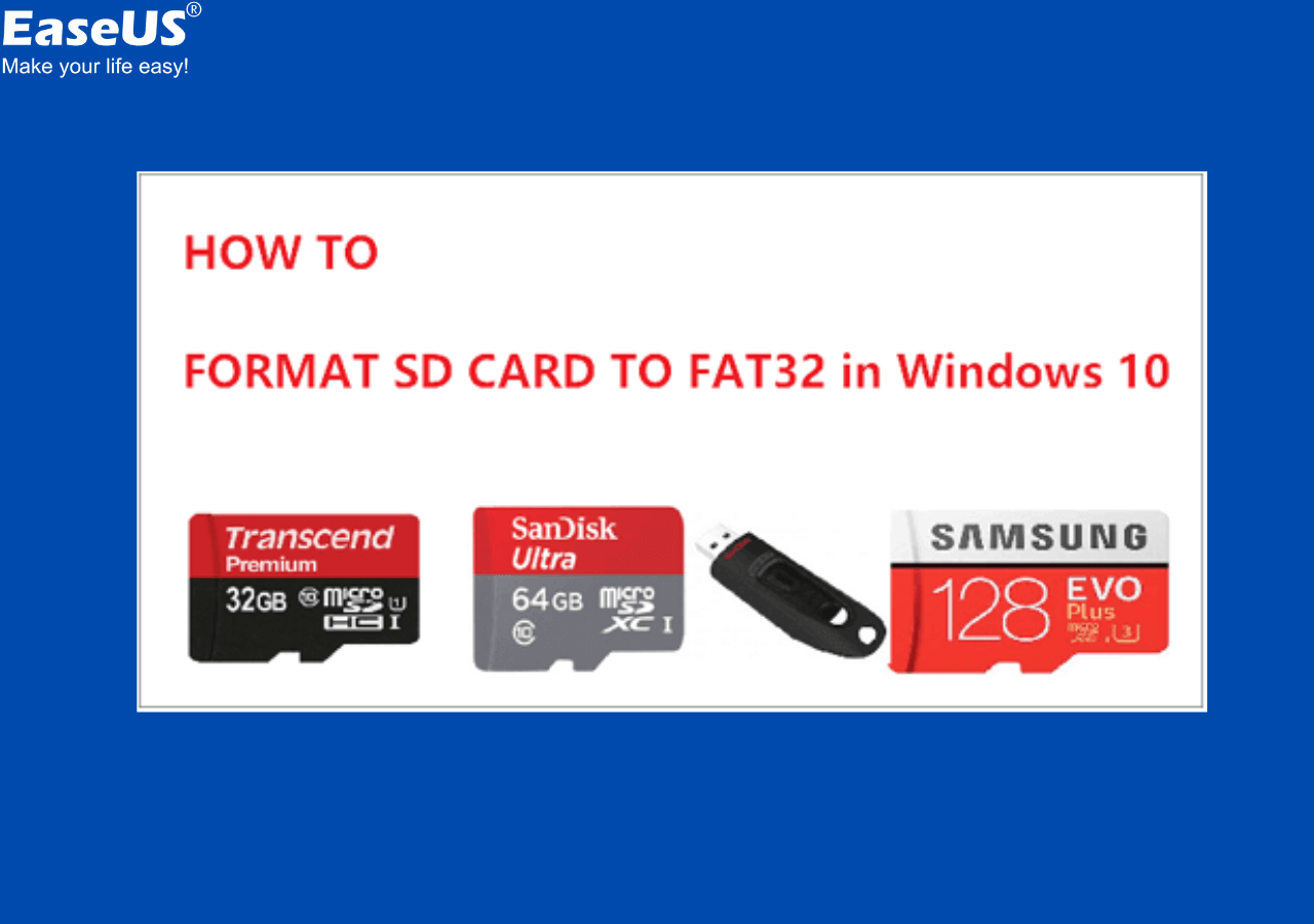 to Format SD Card to on 11/10 [FAT32 Memory Card Guide] -
