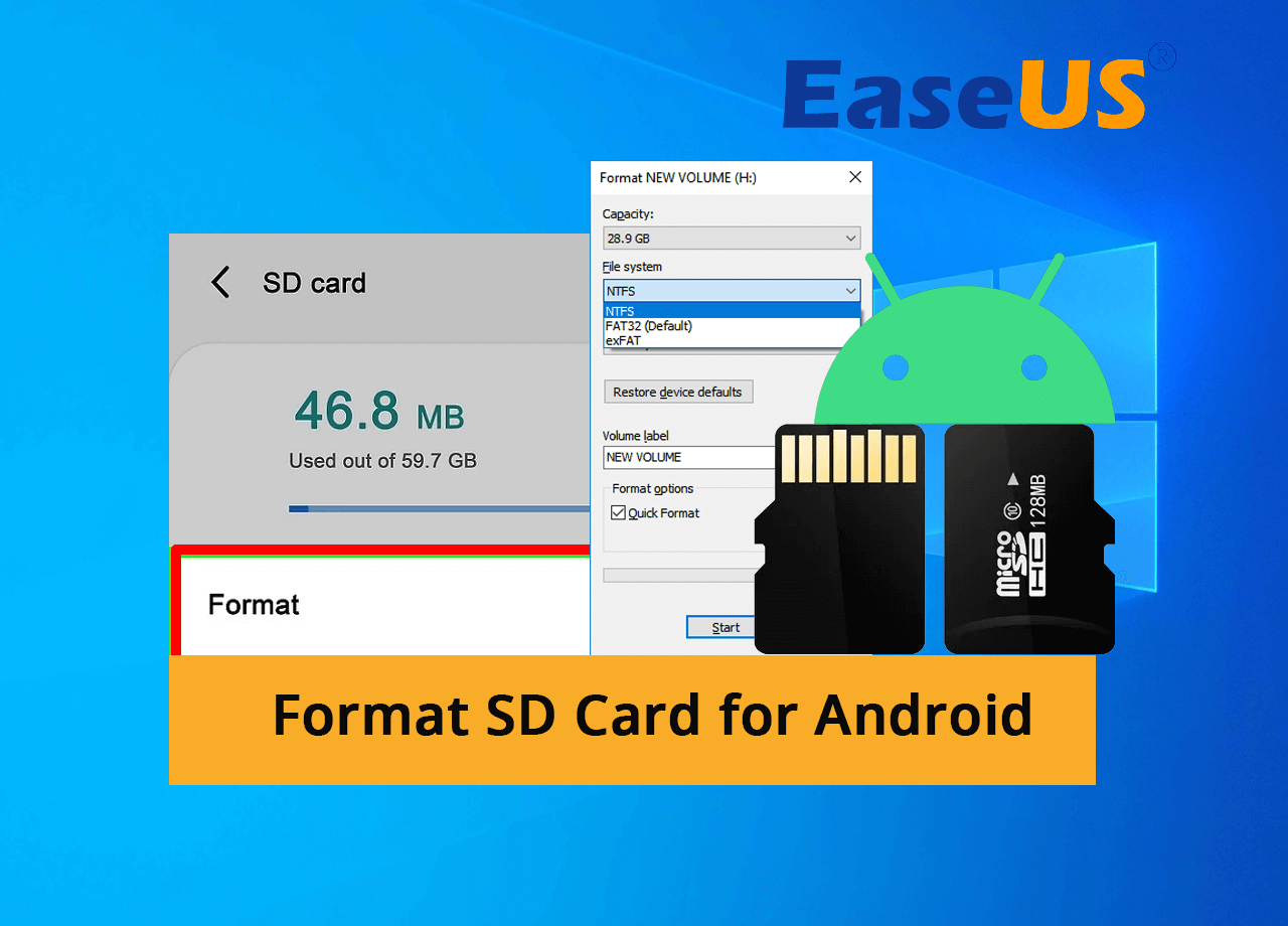 comedy tape Last How to Format SD Card for Android? Your Beginners' Guide - EaseUS