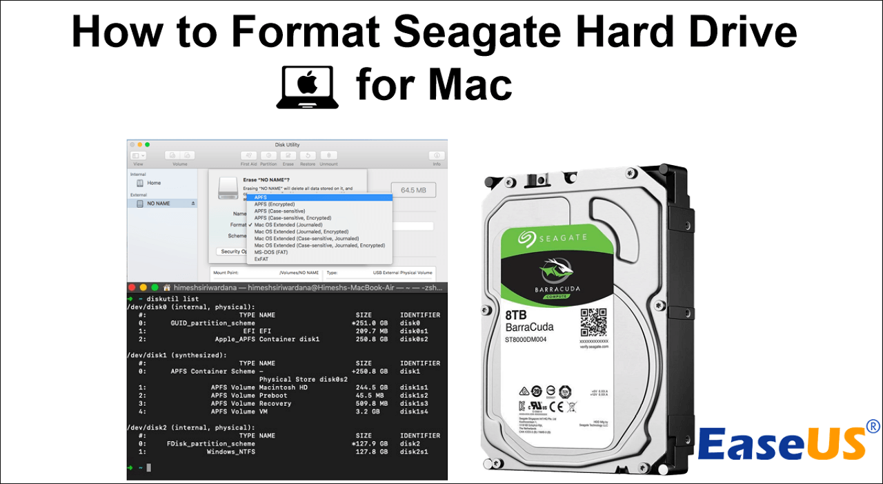 How to Format Seagate Hard Drive for Mac in 2024 [100 Working Solutions]