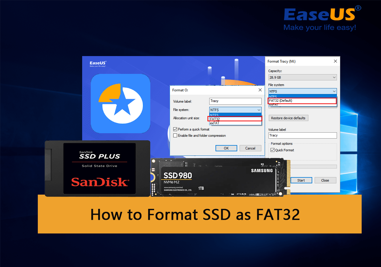 How to Format SSD Partition as FAT32 Your Full Guide Here - EaseUS