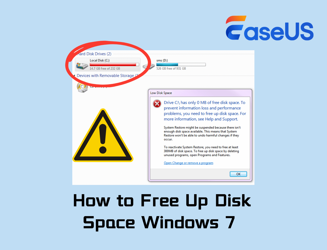 How to Free Up Disk Space in Windows 7 9 Solutions