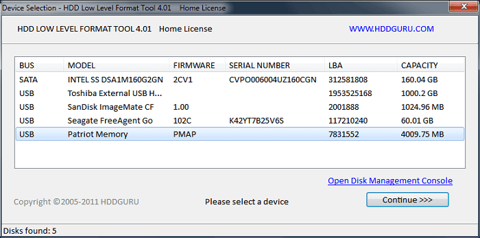 best hard drive formatting tool