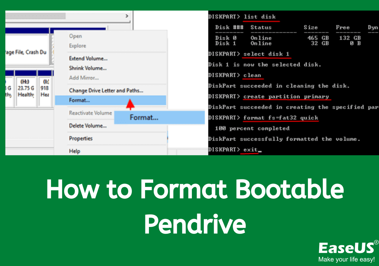 ting Footpad Indlejre How to Format Bootable USB Pen Drive to Normal [2023 New] - EaseUS