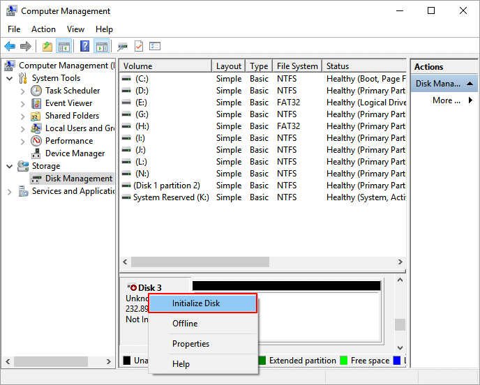 how to format hard disk into fat32
