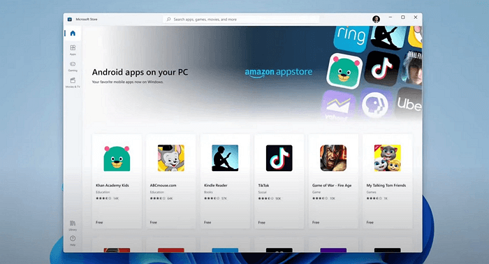 Install mobile apps and the  Appstore on Windows - Microsoft