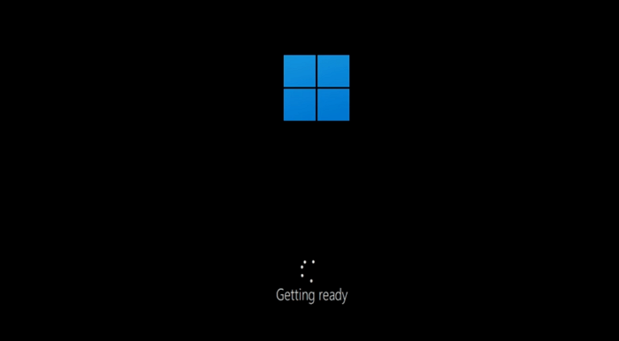 Wait for Windows 11 to boot up