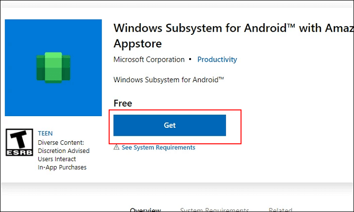 Get Windows Subsystem for android