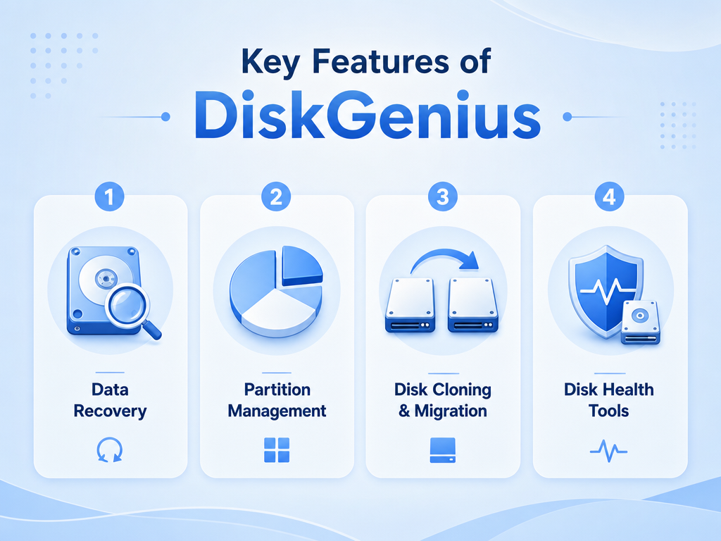 key features of diskgenius