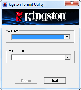 kingston usb format tool online