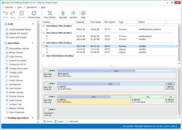 windows 10 disk image tool