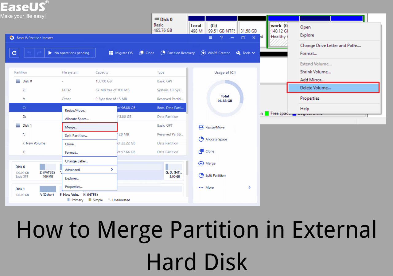 Kom op balkon slå op How to Format/Merge Partition in External Hard Drive - EaseUS