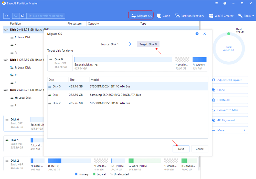 move programs from ssd to hdd