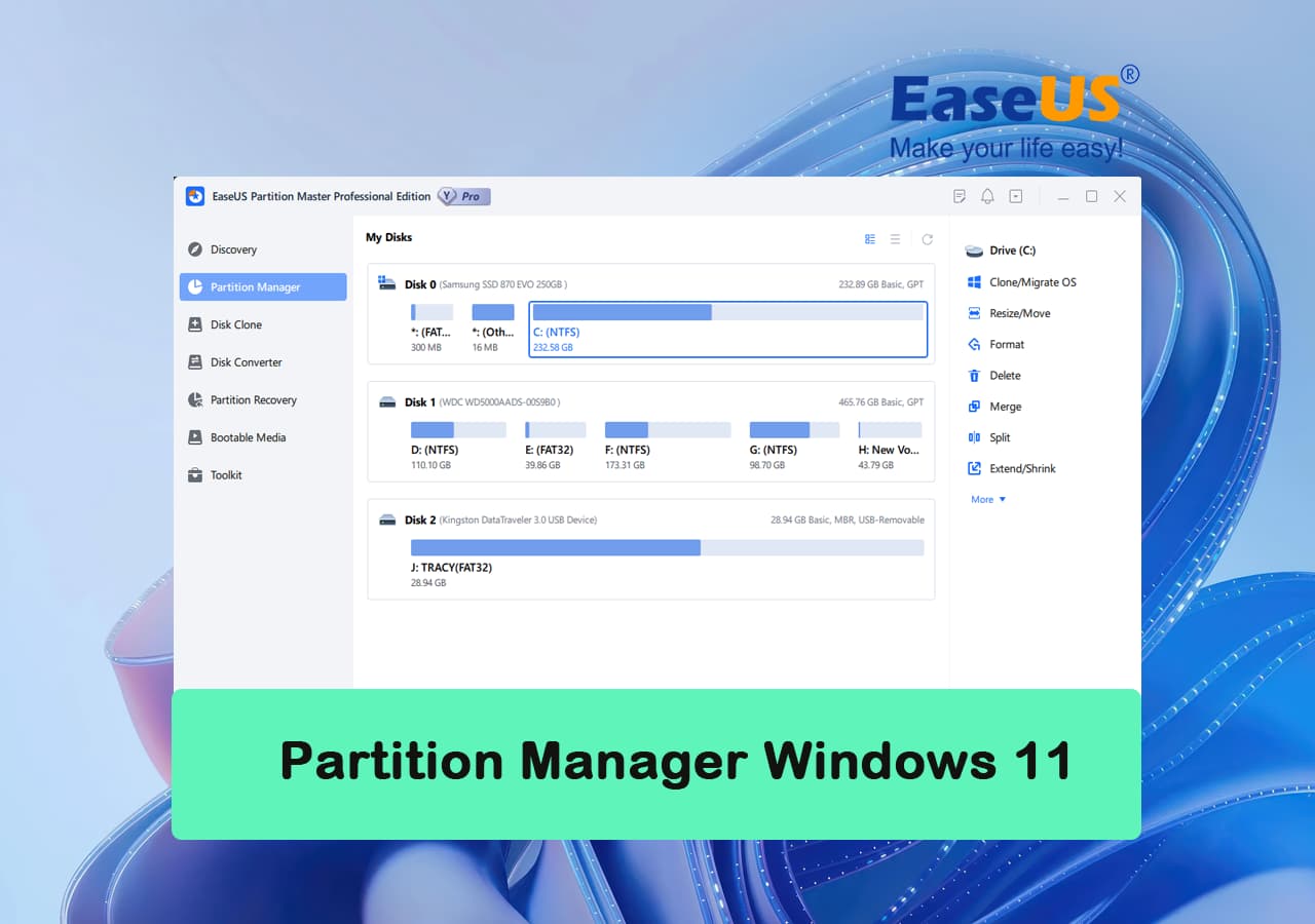 Unduh Gratis Windows 11 Partition Manager 64Bit/32Bit