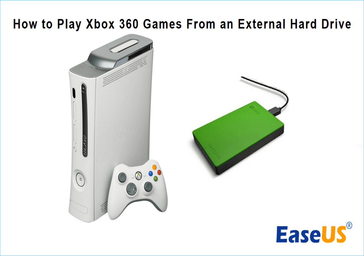 Comment jouer à des jeux Xbox 360 à partir d'un disque dur externe