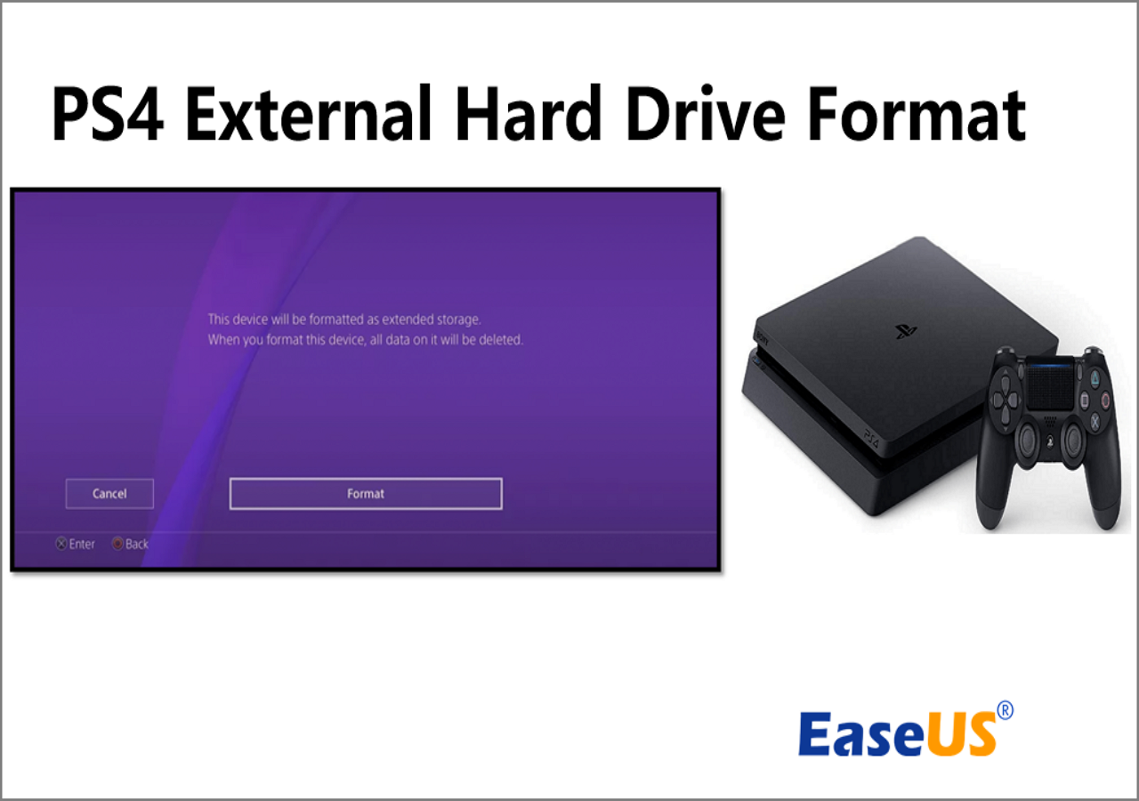 harpun rulle Wedge What Is Best PS4 External Hard Drive Format & How to Format External Hard  Drive?