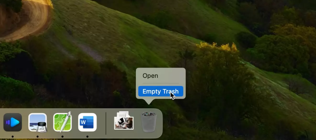 Klicken Sie mit der rechten Maustaste auf das Papierkorbsymbol.png