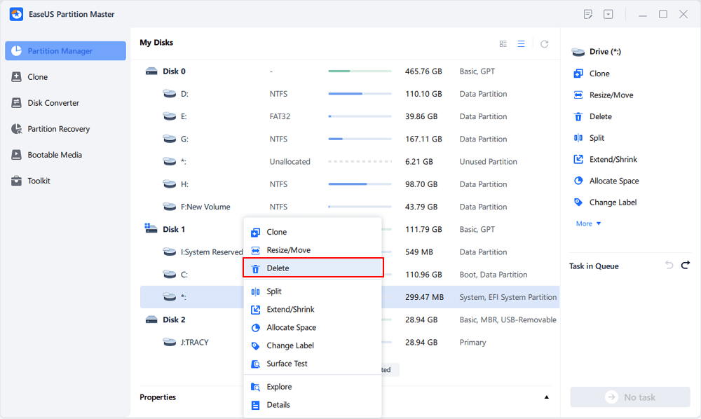 Delete EFI Partition Guide] How to Delete EFI System Partition in Windows -