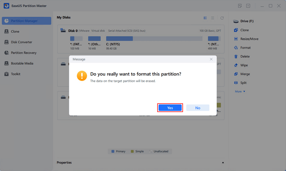 Format Hard Drive Partition - Step 3