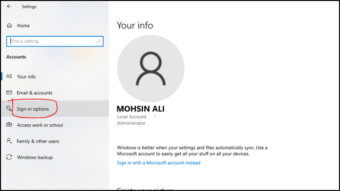 anmeldung-optionen-einstellungen