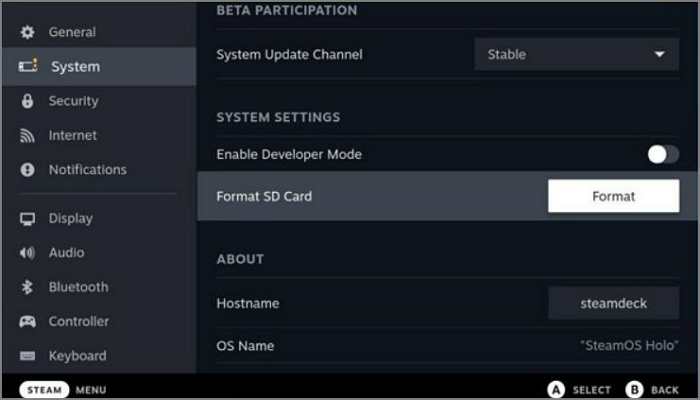 What Is the Best Steam Deck SD Card Format & How to Set It [Final Guide]