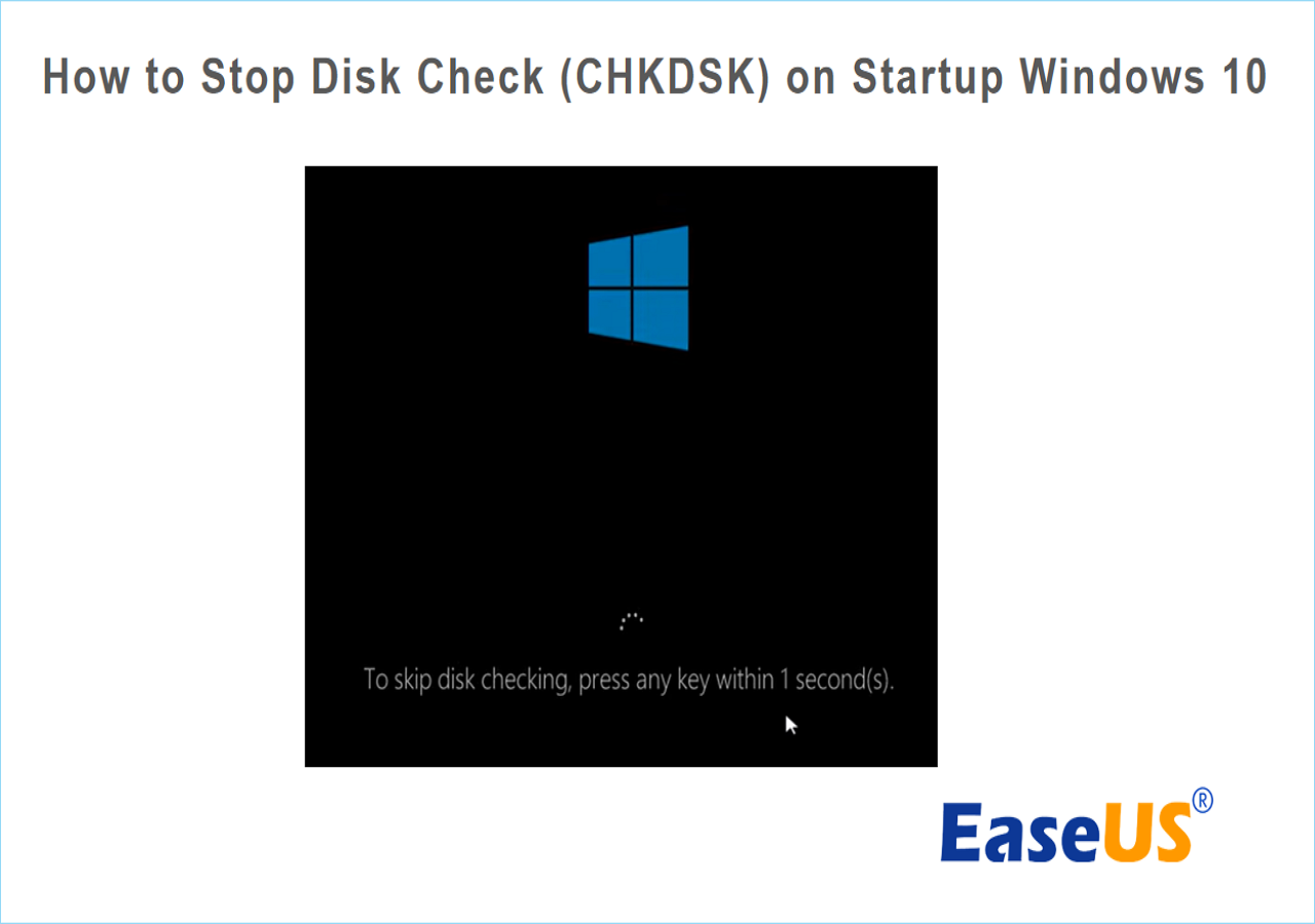 How to Stop Disk Check on Startup in Windows 10: Quick Fix!