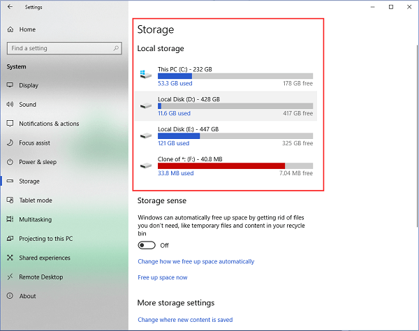configuração do arquivo temporário 1