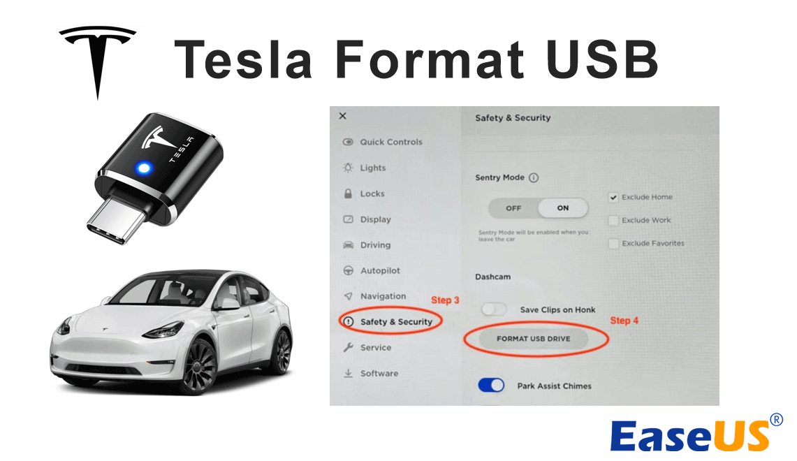 Tesla Format 2023: How to Use to Format USB Flash - EaseUS