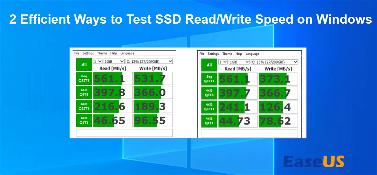 Faldgruber risiko Geometri 2 Efficient Ways to Test SSD Read/Write Speed on Windows 10/11 [2023 Safe  Guides] - EaseUS