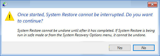 restart and restore system