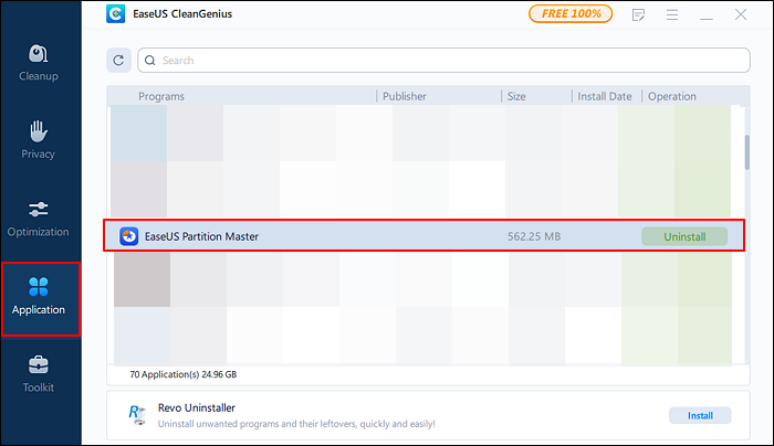 uninstall epm with cleangenius