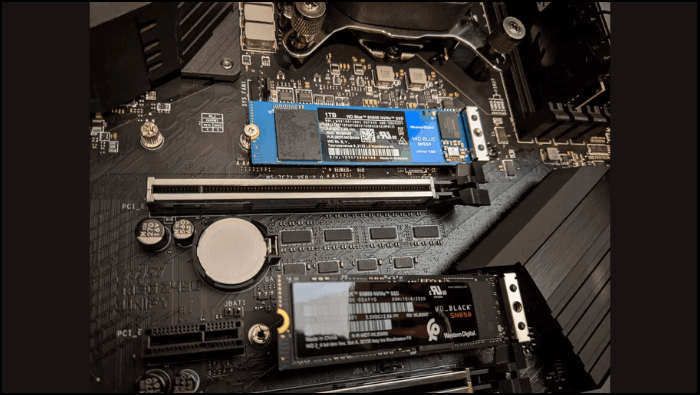 Comment cloner un SSD M.2 SATA en M.2 NVMe - EaseUS