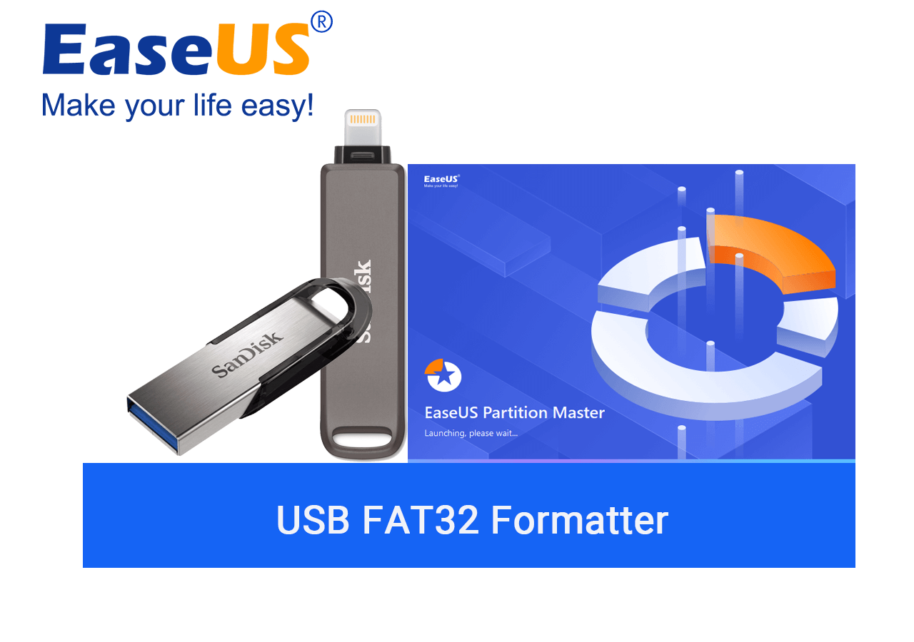 Top 5 Best USB FAT32 Recommends & Free - EaseUS