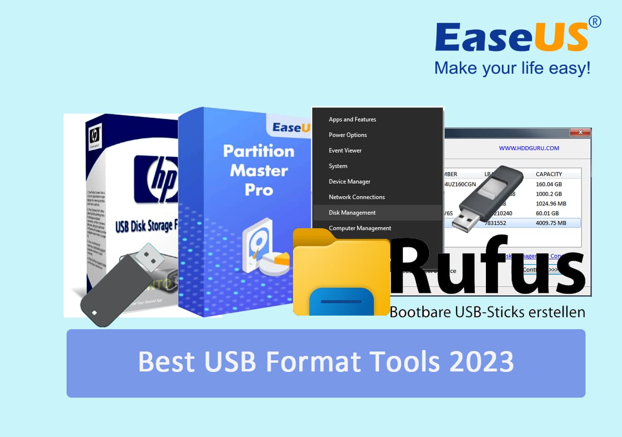 besøg hænge Variant Best USB Format Tool & USB Formatter [2023 HOT] - EaseUS