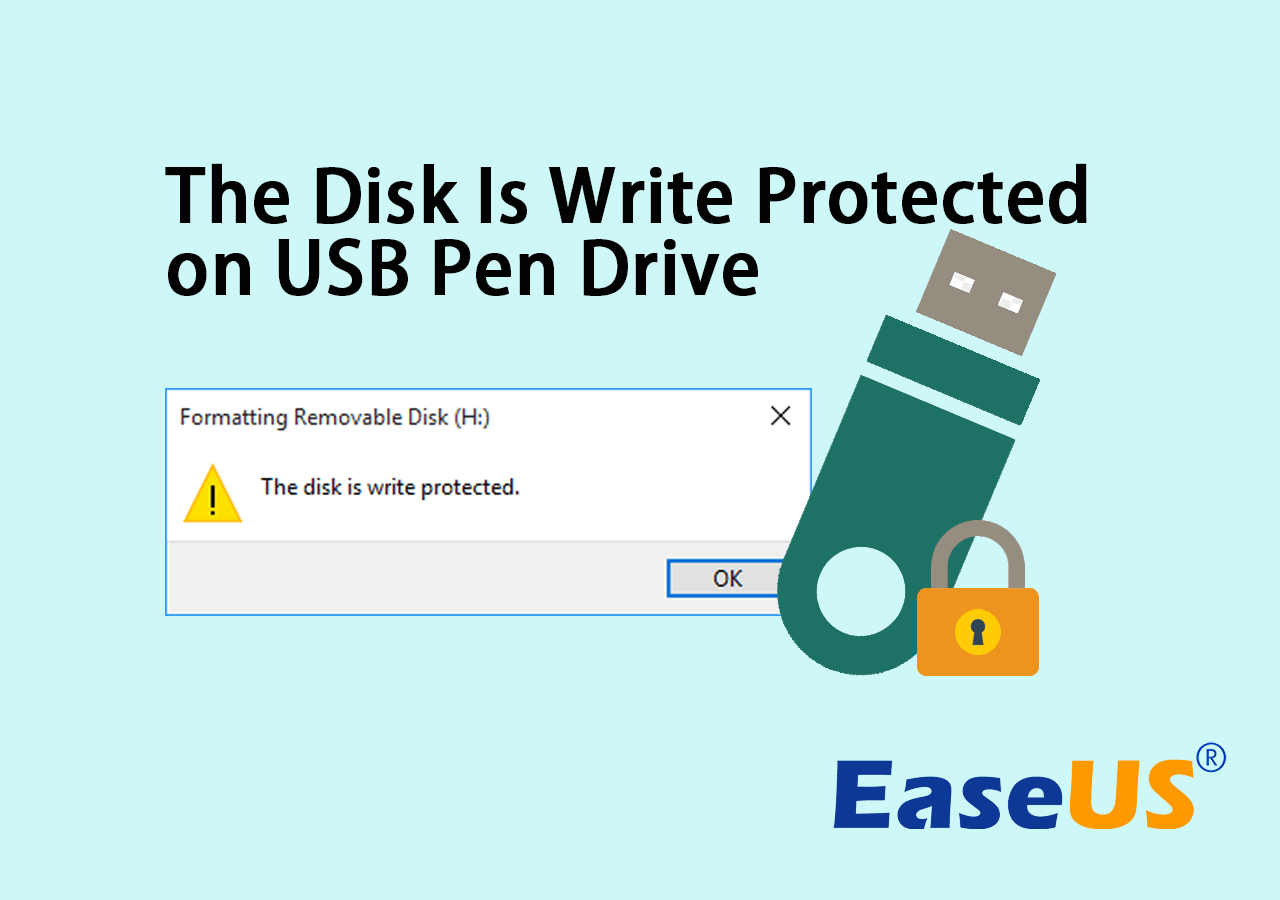 suppe Lavet en kontrakt søn How to Format Write Protected USB/Pen Drive [7 Ways] - EaseUS