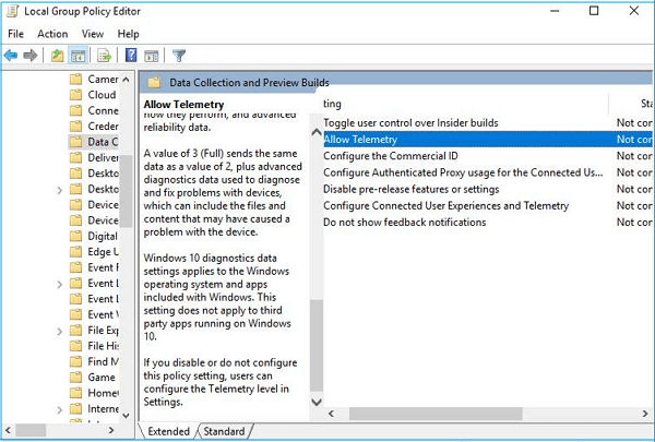 microsoft telemetry compatibility